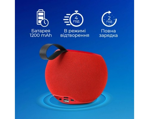 Акустична система Promate Juggler Red (juggler.red) 