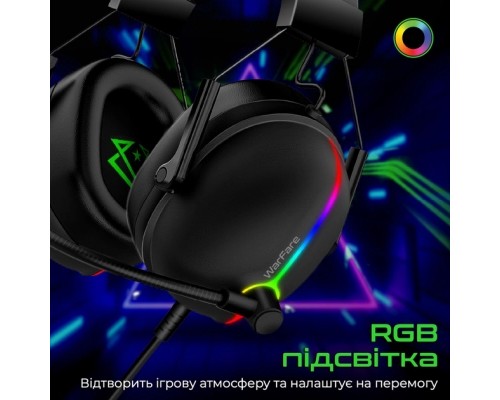 Навушники Vertux Warfare 7.1 USB Black (warfare.black)