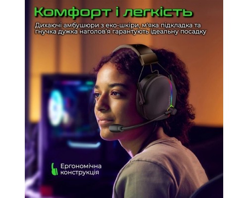 Навушники Vertux Warfare 7.1 USB Black (warfare.black)