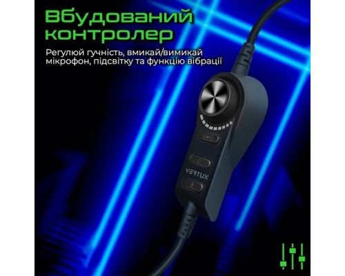 Навушники Vertux Warfare 7.1 USB Black (warfare.black)