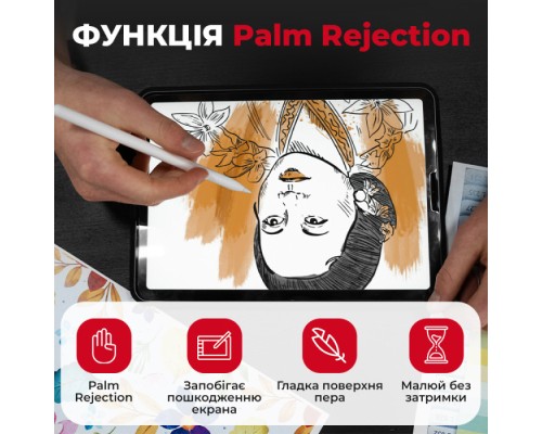 Стилус AirOn AirSens white for iPad (6126755813230)