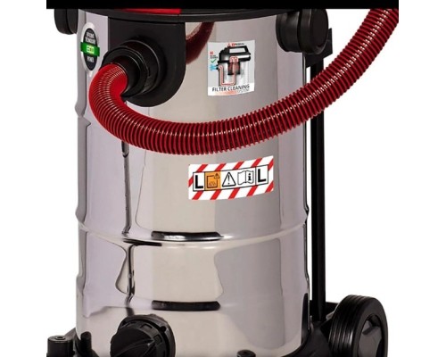 Пилосос будівельний Einhell TE-VC 2340 SACL, 1500Вт, 225мБар, 40л, клас L, 10.1кг (2342470)