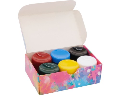 Гуашеві фарби Школярик Genius 6 кольорів по 20 мл (301109001-UA)