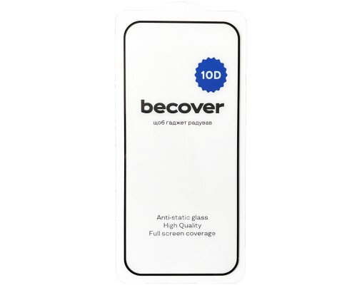 Скло захисне BeCover Google Pixel 9 Pro 10D Black (712326)