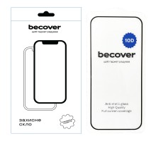 Скло захисне BeCover Google Pixel 9 Pro 10D Black (712326)