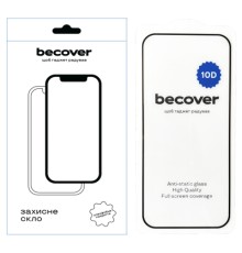 Скло захисне BeCover Google Pixel 9 Pro 10D Black (712326)