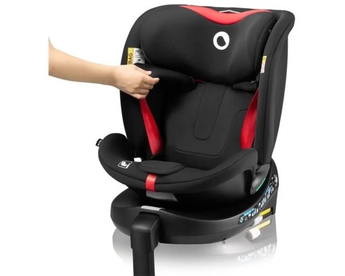 Автокрісло Lionelo Navy I-Size Black Red (LO-NAVY I-SIZE BLACK RED)
