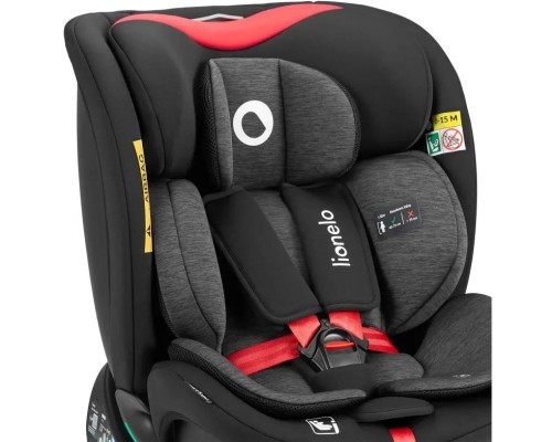 Автокрісло Lionelo Navy I-Size Black Red (LO-NAVY I-SIZE BLACK RED)