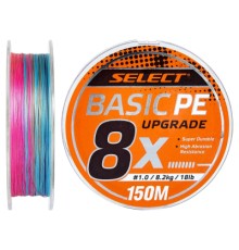 Шнур Select Basic PE 8x 150m Multi Color 1.5/0.18mm 22lb/10kg (1870.31.46)