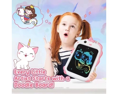 Планшет для малювання Children's LCD LCD pink unicor графічний рожевий (1111547) Планшет для малювання Children's LCD LCD pink unicor графічний рожевий (1111547)