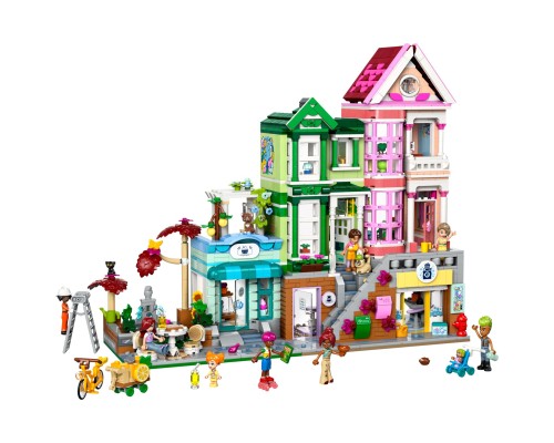 Конструктор LEGO Friends Хартлейк-Сіті. Квартири і крамниці (42670)