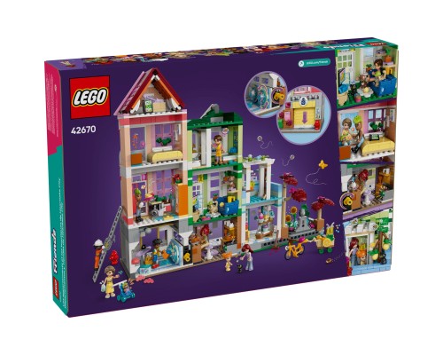 Конструктор LEGO Friends Хартлейк-Сіті. Квартири і крамниці (42670)