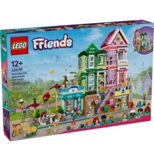 Конструктор LEGO Friends Хартлейк-Сіті. Квартири і крамниці (42670)