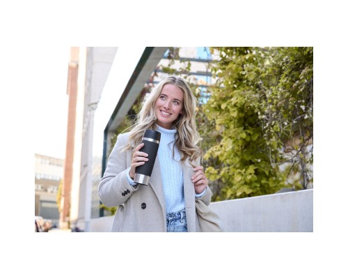 Термокружка Tefal Travel Mug Classic, 500мл, нержавіюча сталь, чорний (N2022010)