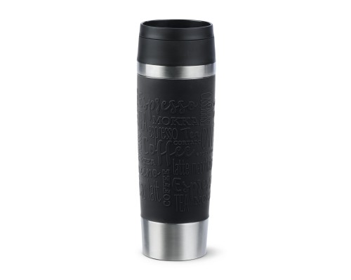 Термокружка Tefal Travel Mug Classic, 500мл, нержавіюча сталь, чорний (N2022010)