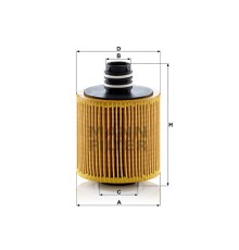 Фільтр масляний Mann HU8006Z