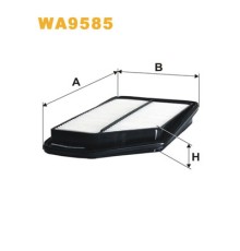 Повітряний фільтр для автомобіля Wixfiltron WA9585