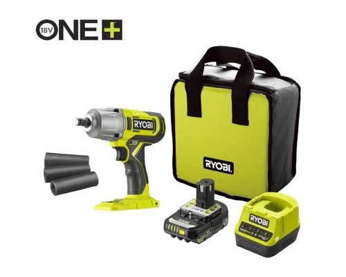Гайковерт Ryobi ONE+ ударний RIW18-1C20SA3, 18V, 2Ah, 2600об/хв. 800Нм, 1/2