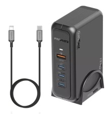 Зарядний пристрій Promate ganport-140w.black