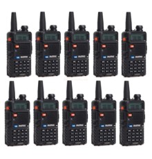 Портативна рація Baofeng UV-5R Black Ten Pack комплект 10 шт (2200000758972)
