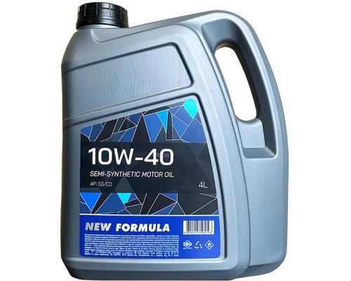 Моторна олива NEW FORMULA 10w-40 (SG/CD) кан. 4л ПЕ (3,6кг) (NF196251)