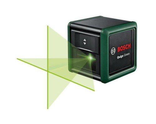 Лазерний нівелір Bosch Quigo Green, точність ± 0.8 мм/м, 12 м, зелений, 0.27 кг (0.603.663.C02)