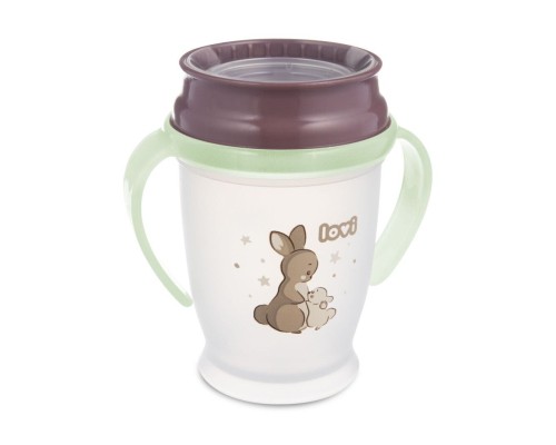 Поїльник-непроливайка Lovi 360 250 мл Night&Day Rabbit (1/610)