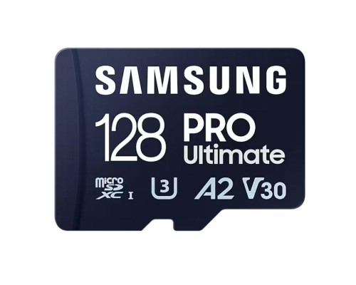 Карта пам'яті Samsung 128GB microSDXC class 10 UHS-I U3 V30 A2 Pro Ultimate (MB-MY128SA/WW)