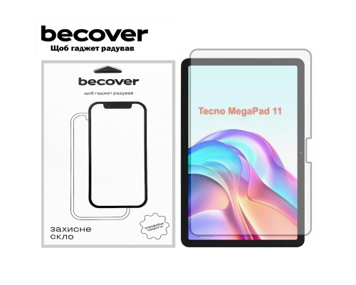 Скло захисне BeCover Tecno Megapad 11 (T1101) 10.95