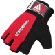 Рукавички для фітнесу RDX W1 Half Red XL (WGA-W1HR-XL)