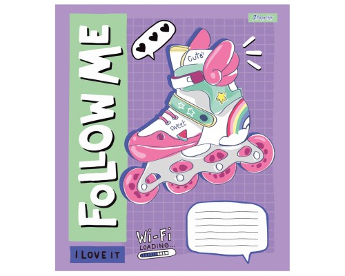 Зошит 1 вересня Follow me А5 12 аркушів лінія (767219)