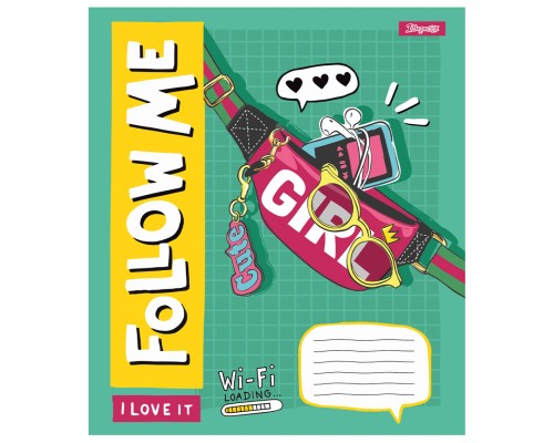 Зошит 1 вересня Follow me А5 12 аркушів лінія (767219)