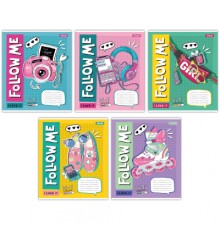 Зошит 1 вересня Follow me А5 12 аркушів лінія (767219)