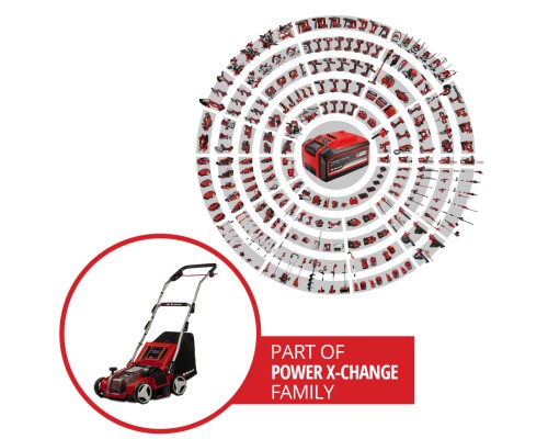 Аератор Einhell скарифікатор GE-SA 36/35 Li - Solo 36V, 35см, ножи 16шт (без АКБ та ЗП) (3420685)