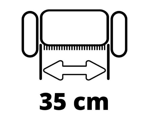 Аератор Einhell скарифікатор GE-SA 36/35 Li - Solo 36V, 35см, ножи 16шт (без АКБ та ЗП) (3420685)