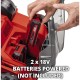 Аератор Einhell скарифікатор GE-SA 36/35 Li - Solo 36V, 35см, ножи 16шт (без АКБ та ЗП) (3420685)