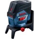 Лазерний нівелір Bosch Professional GCL2-50C+RM2 до 20м, ±0.3мм/м, 4AAx1.5В, IP54, чохол, мішеннь, кейс (0.601.066.G03)