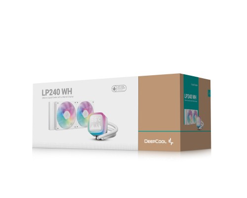 Система рідинного охолодження Deepcool LP240 ARGB White (R-LP240-WHMSMC-G-1)