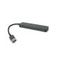Концентратор Voltronic USB 3.0 to 4xUSB 0.2m aluminum (YT-3H4/2TB)