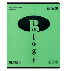 Зошит Kite предметний Bright 48 аркуші, клітинка, біологія (K25-240-17)