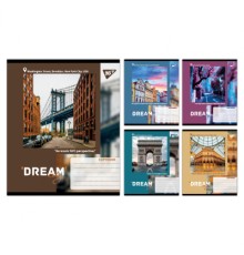 Зошит Yes Dream City А5 96 аркушів клітинка (767707)