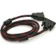 Кабель мультимедійний DVI M to DVI M 1.5m 24+1pin black/red Merlion (YT-DVI(M)/(M)NY/RD-1.5m)