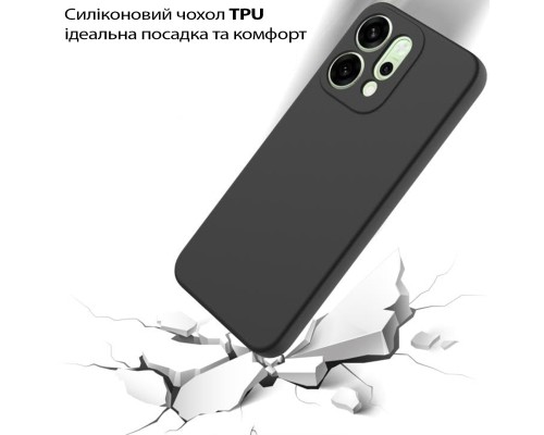Чохол до мобільного телефона BeCover Silicone Oppo Reno14 / 14FS 5G Black (713791)