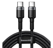 Дата кабель USB-C to USB-C 2.0m 100W 5A black-grey Baseus (CATKLF-ALG1)