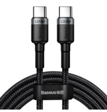 Дата кабель USB-C to USB-C 2.0m 100W 5A black-grey Baseus (CATKLF-ALG1)