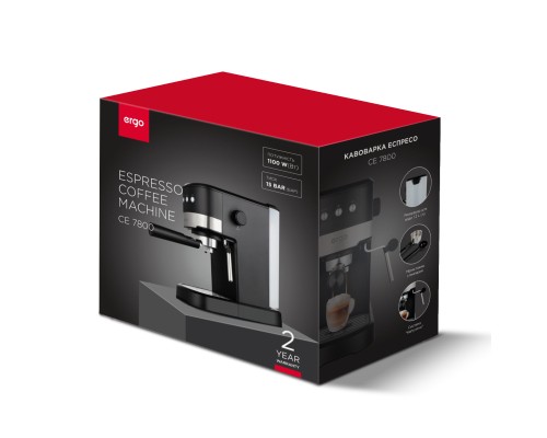 Ріжкова кавоварка еспресо Ergo CE 7800