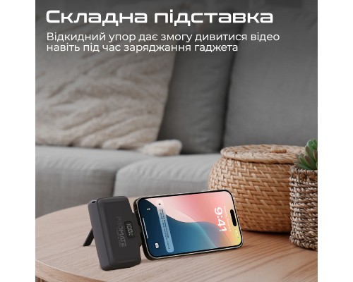 Батарея універсальна Promate 10000mAh PD/20W (powerup-10duo.black)