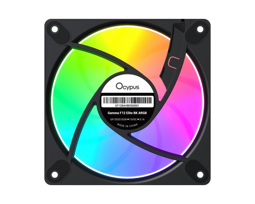 Кулер до корпусу OCYPUS GAMMA F12 ELITE BK A (GAMMA-F12-BK3AM01E-GL)