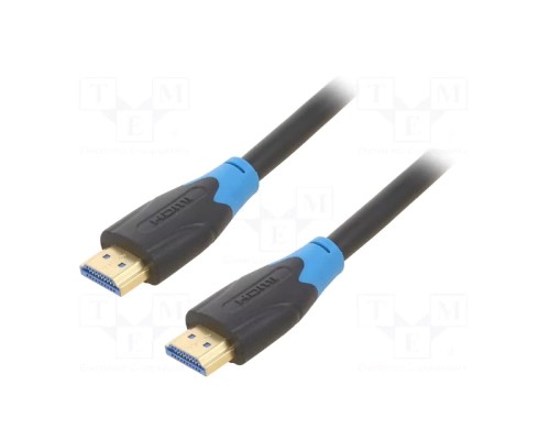 Кабель мультимедійний HDMI Cable 1M Black Type VENTION (AAGBF)