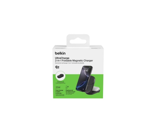Зарядний пристрій Belkin UltraCharge Wireless 2-in-1 25W black (WIZ039KQBK)